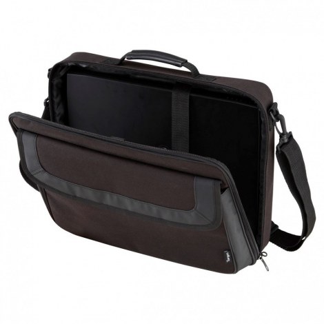 Targus | Fits up to size 15.6 "" | Classic Clamshell Case | Messenger - Briefcase | Black | Shoulder strap - 4